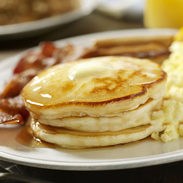 Breakfast Combo (2 Pancakes, Scrambled eggs, Meat)